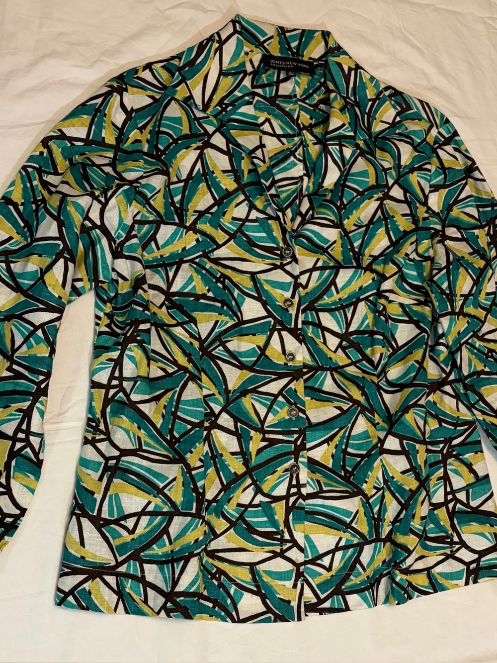 Jones New York Linen Blouse